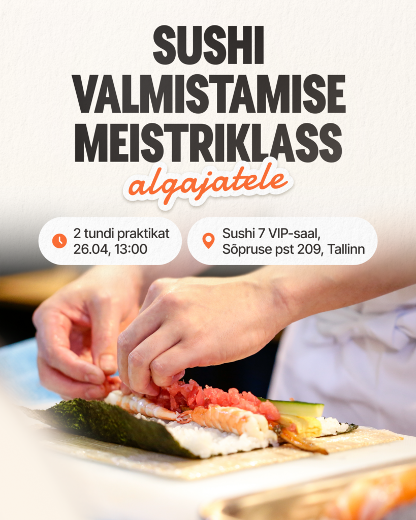 Sushi-making masterclass 26.04